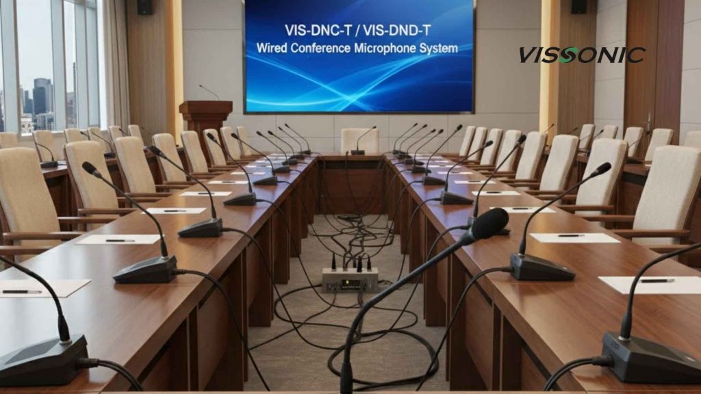 Mô hình đặt hàng micro vis-dnc-tvis-dnd-t hội thảo hội nghị có dây