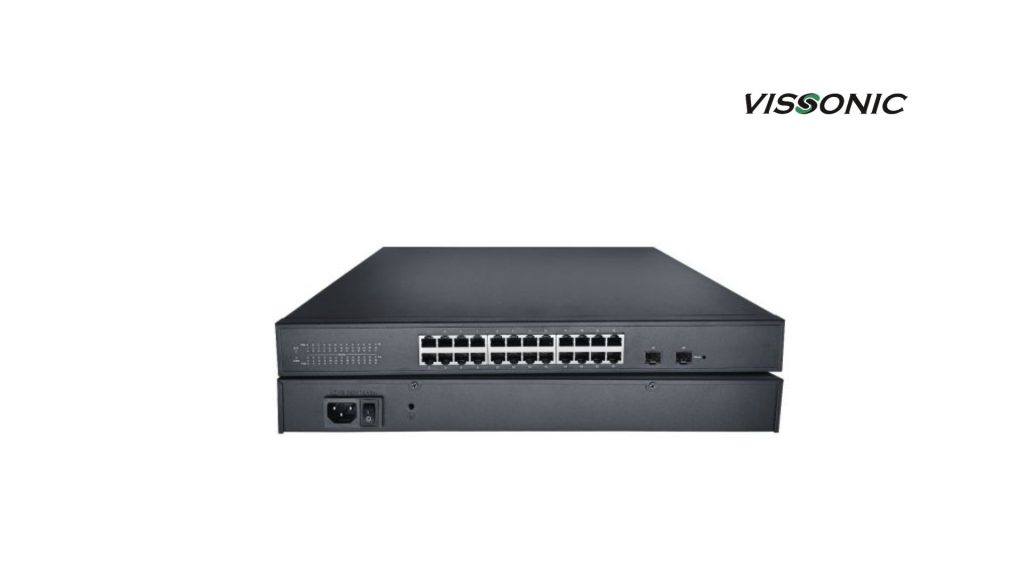 Tổng quan về switch poe 24 cổng Vissonic