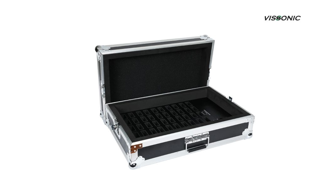 Bộ sạc và hộp lưu trữ VIS-TC50A cho bộ thu hồng ngoại VIS-VLI703A