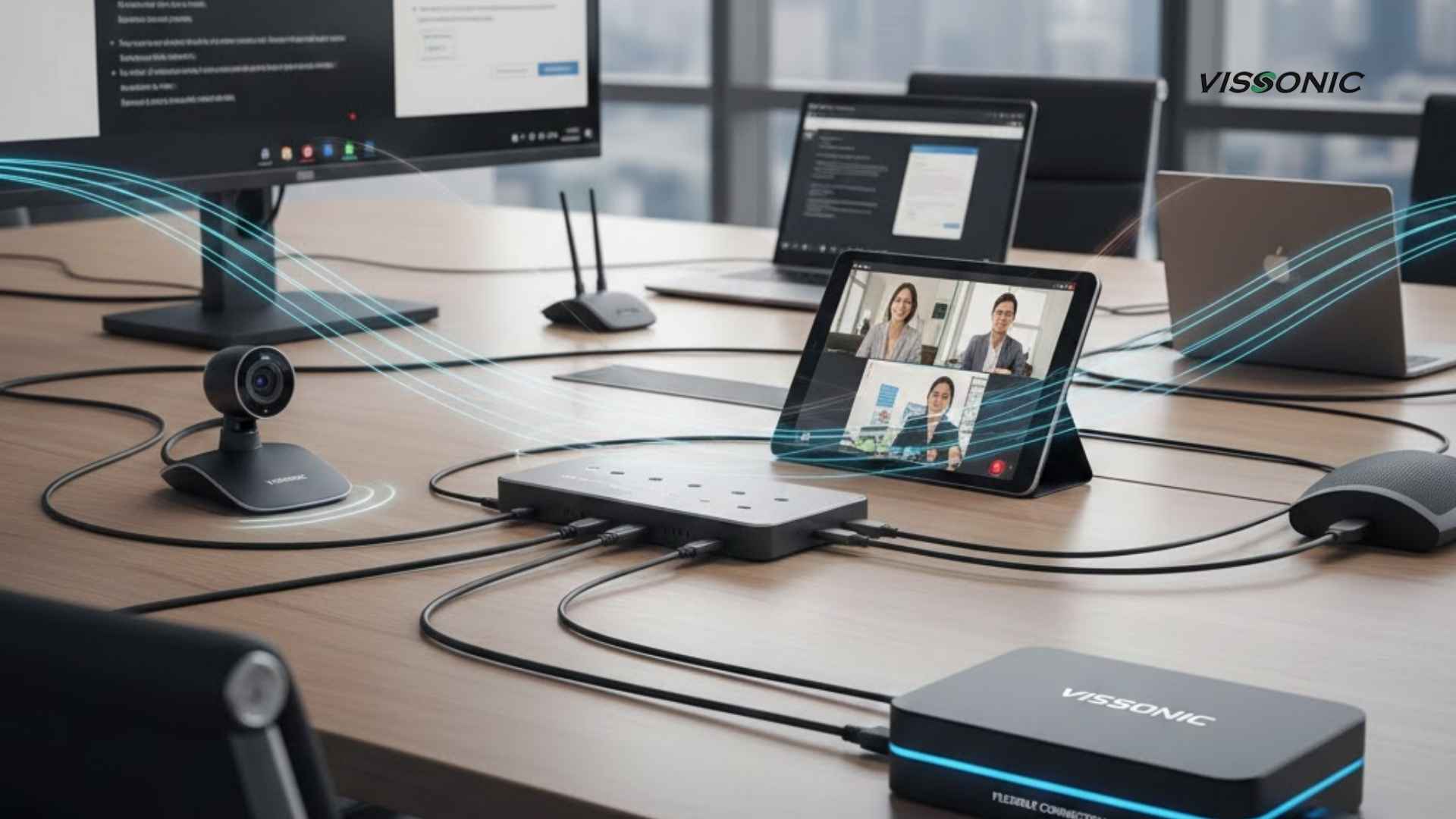 Giải pháp họp từ xa qua video VISSONIC – Kết nối linh hoạt