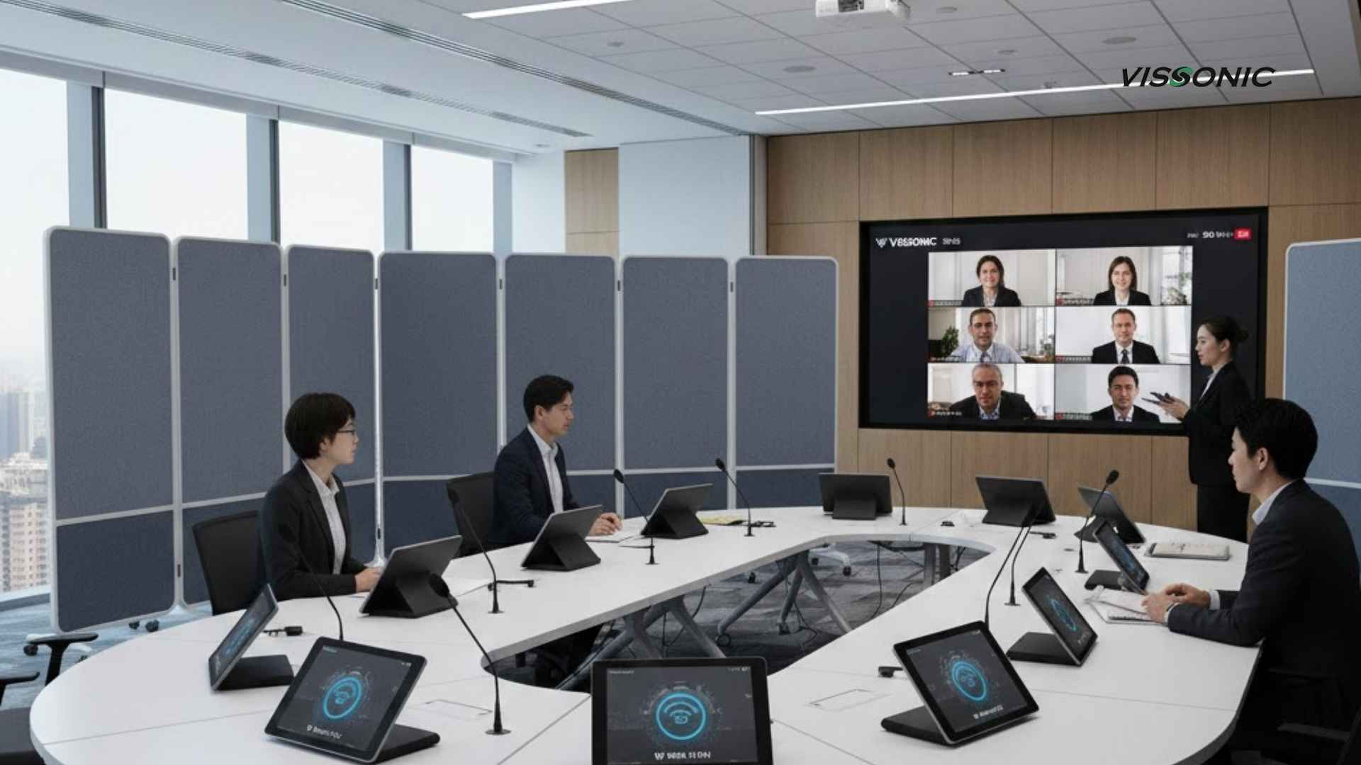 Hội nghị không dây Wi-Fi 5G VISSONIC cho không gian họp linh hoạt