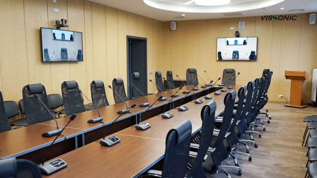 Lợi ích khi kết hợp hệ thống hội nghị VISSONIC với phần mềm họp trực tuyến