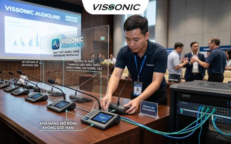 Giao thức VISSONIC AUDIOLINK – Xương sống của hệ thống