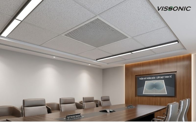 Micro Mảng Trần Vis-Dcm3 – Đột Phá Công Nghệ Thu Âm “Tàng Hình”