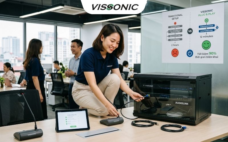 Quy trình thiết lập Cắm và Chạy giúp tiết kiệm 90% thời gian triển khai