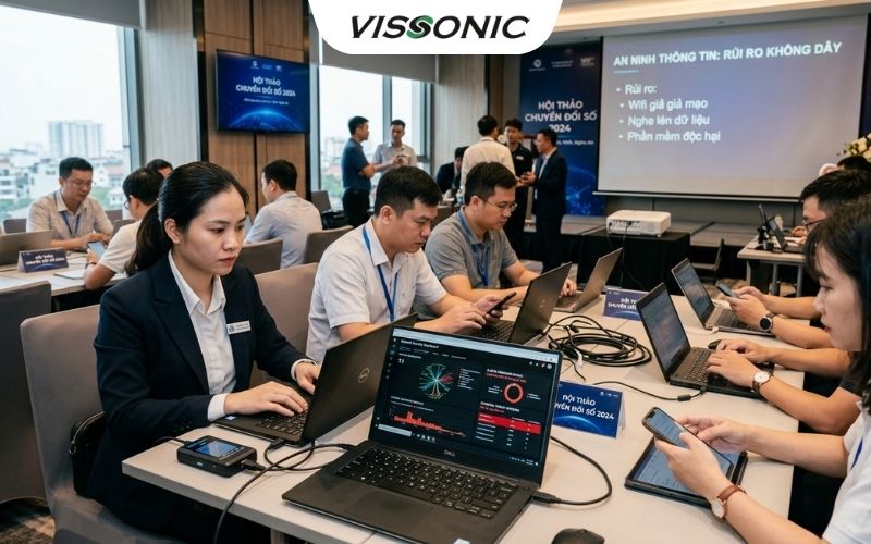 Rủi ro an ninh thông tin trong môi trường hội thảo không dây