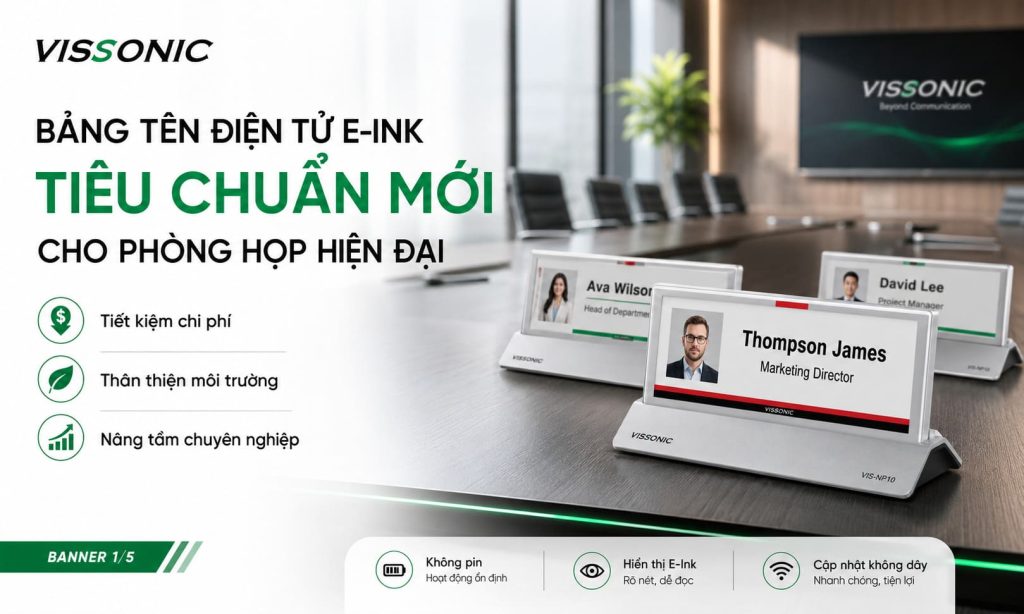 Bảng Tên Điện Tử E-ink