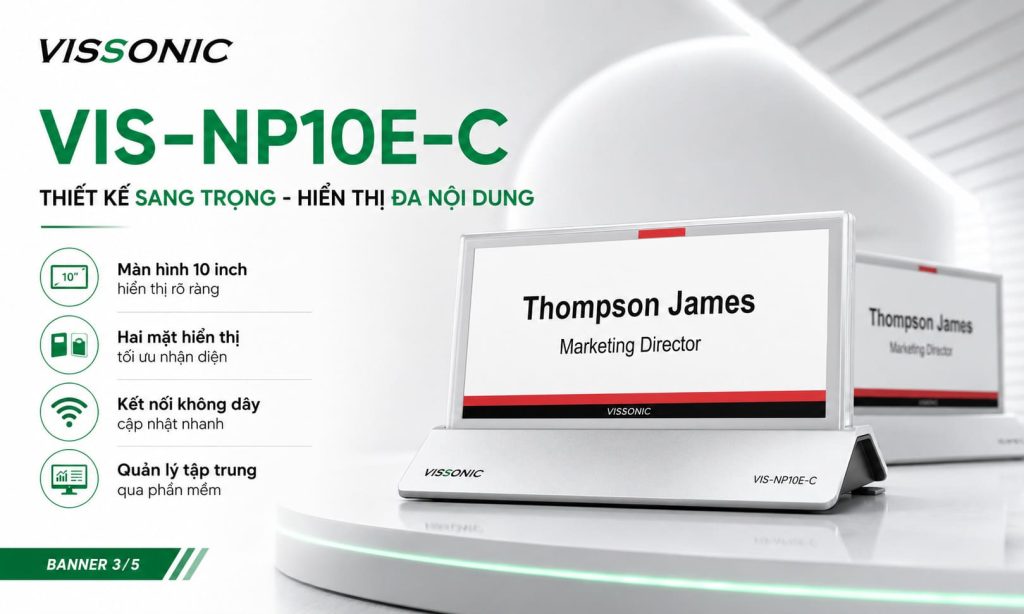 Bảng Tên Điện Tử E-ink