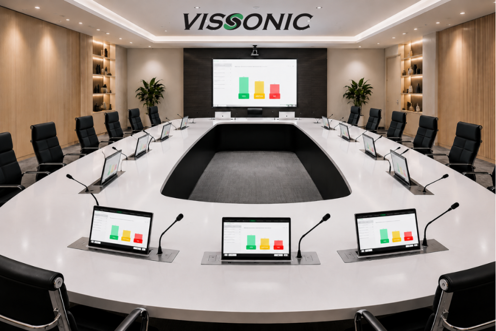 Phần mềm Vissonic điều hành cuộc họp
