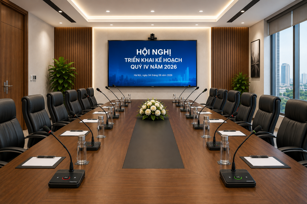 Micro VIS-DTC-T/VIS-DTD-T với chất âm trong