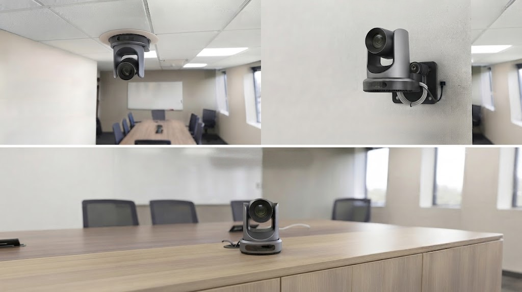 Phương án lắp đặt camera họp trực tuyến VIS-CDC-H20