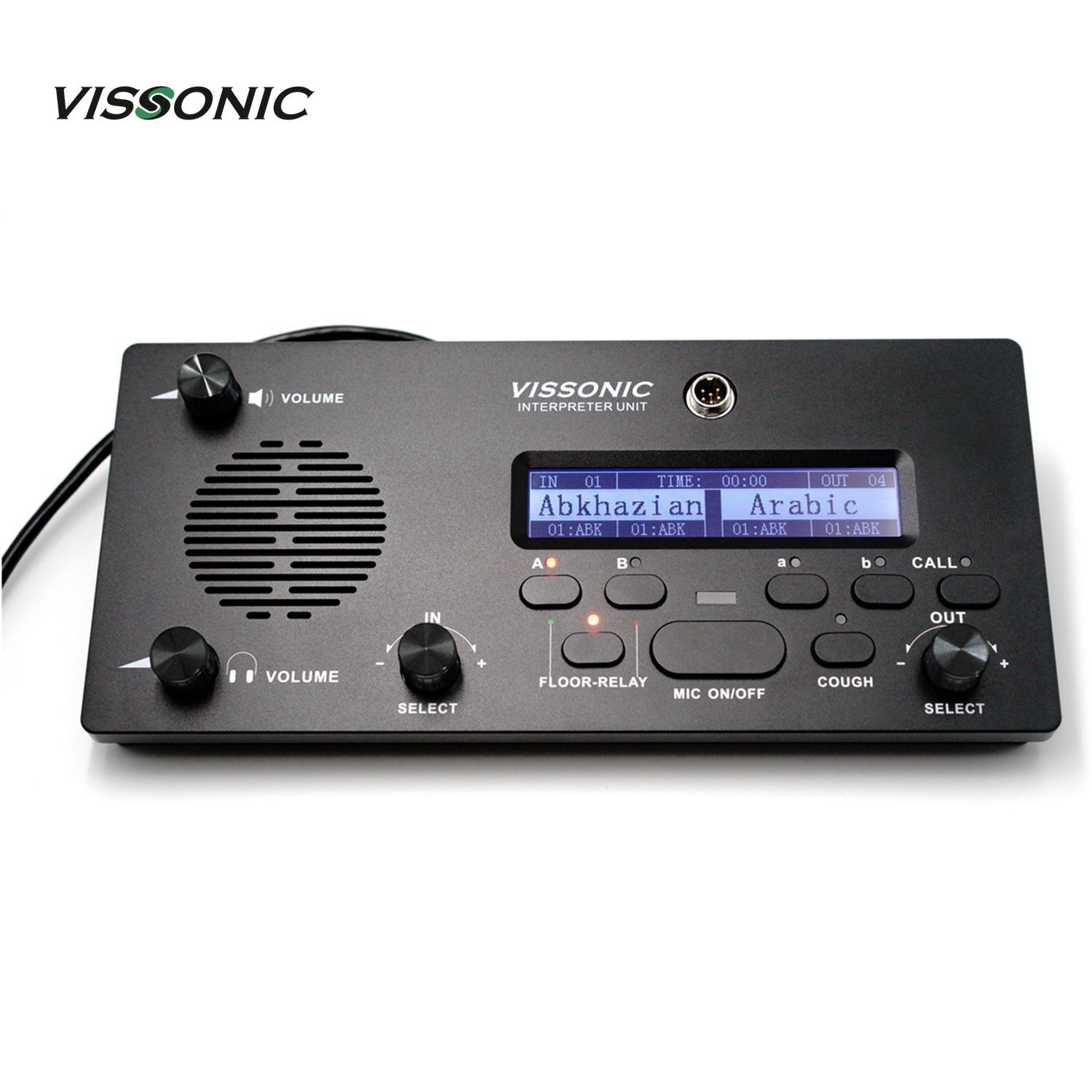 Vissonic-Interpreter-Desk-with-64-Channels-Digital-Simultaneous-Translation-System