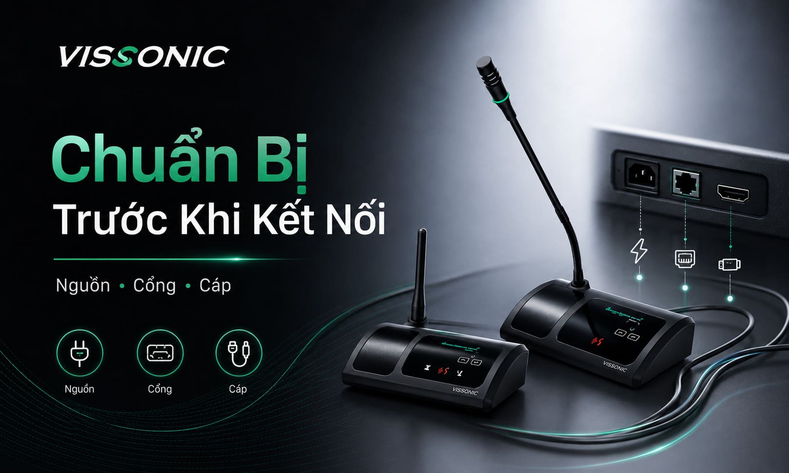 cách kết nối micro không dây với loa