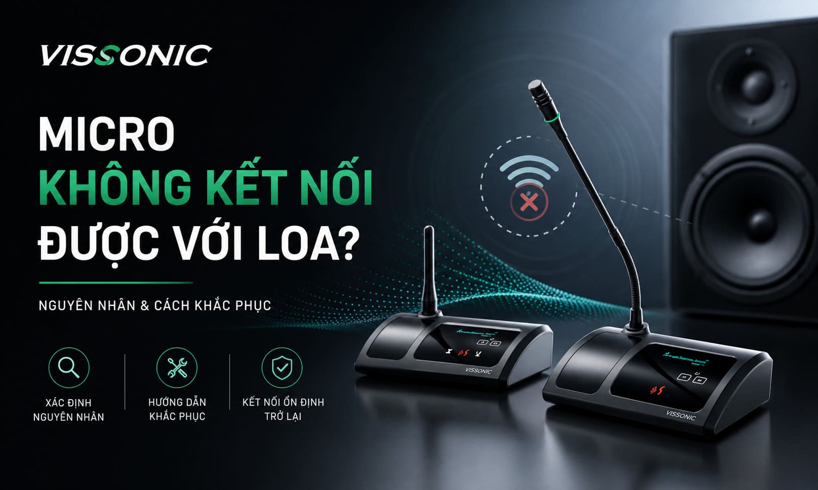 cách kết nối micro không dây với loa