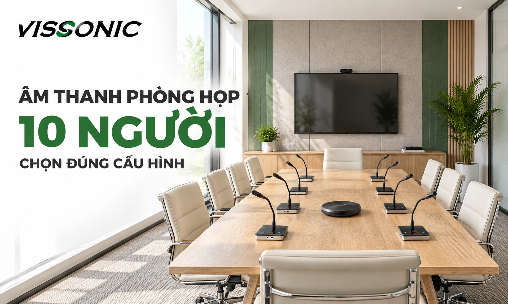âm thanh phòng họp 10 người