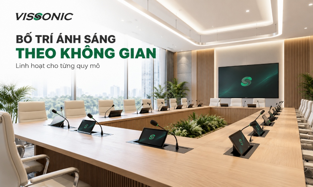 Ánh sáng phòng họp trực tuyến