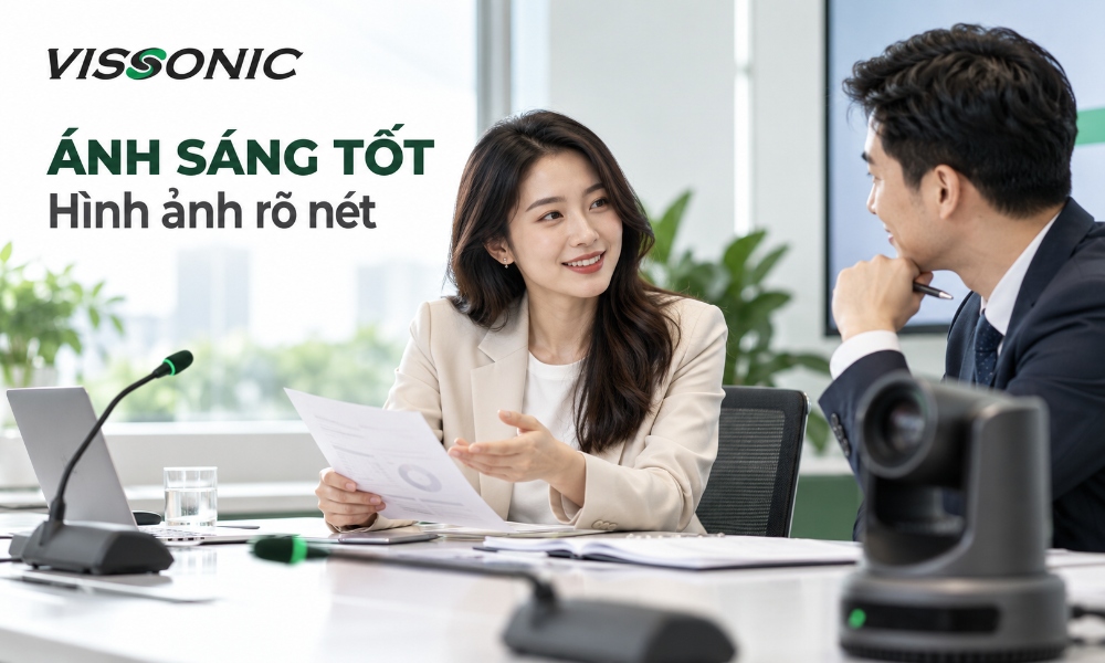 Ánh sáng phòng họp trực tuyến