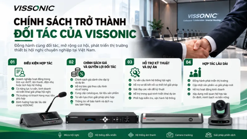 Chính sách trở thành đối tác của VISSONIC