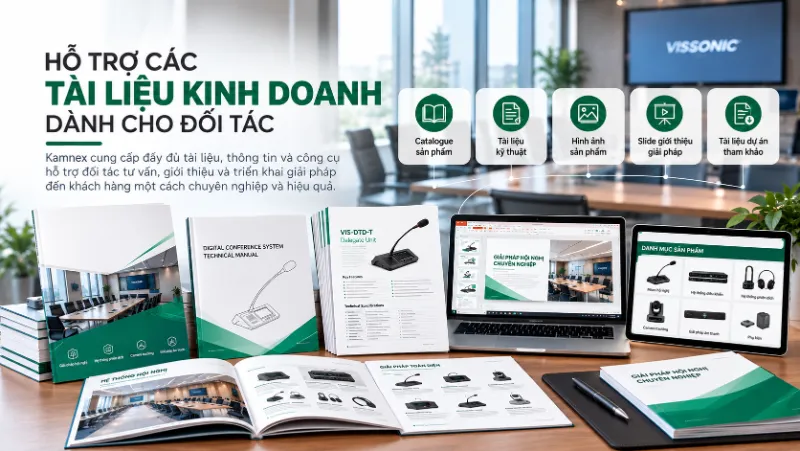 Hỗ trợ các tài liệu kinh doanh dành cho đối tác