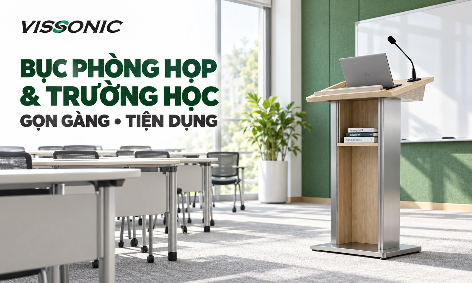 kích thước bục phát biểu