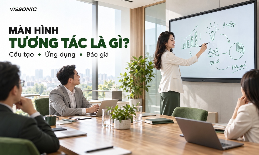 Màn Hình Tương Tác Là Gì? Cấu Tạo, Ứng Dụng & Báo Giá Chi Tiết