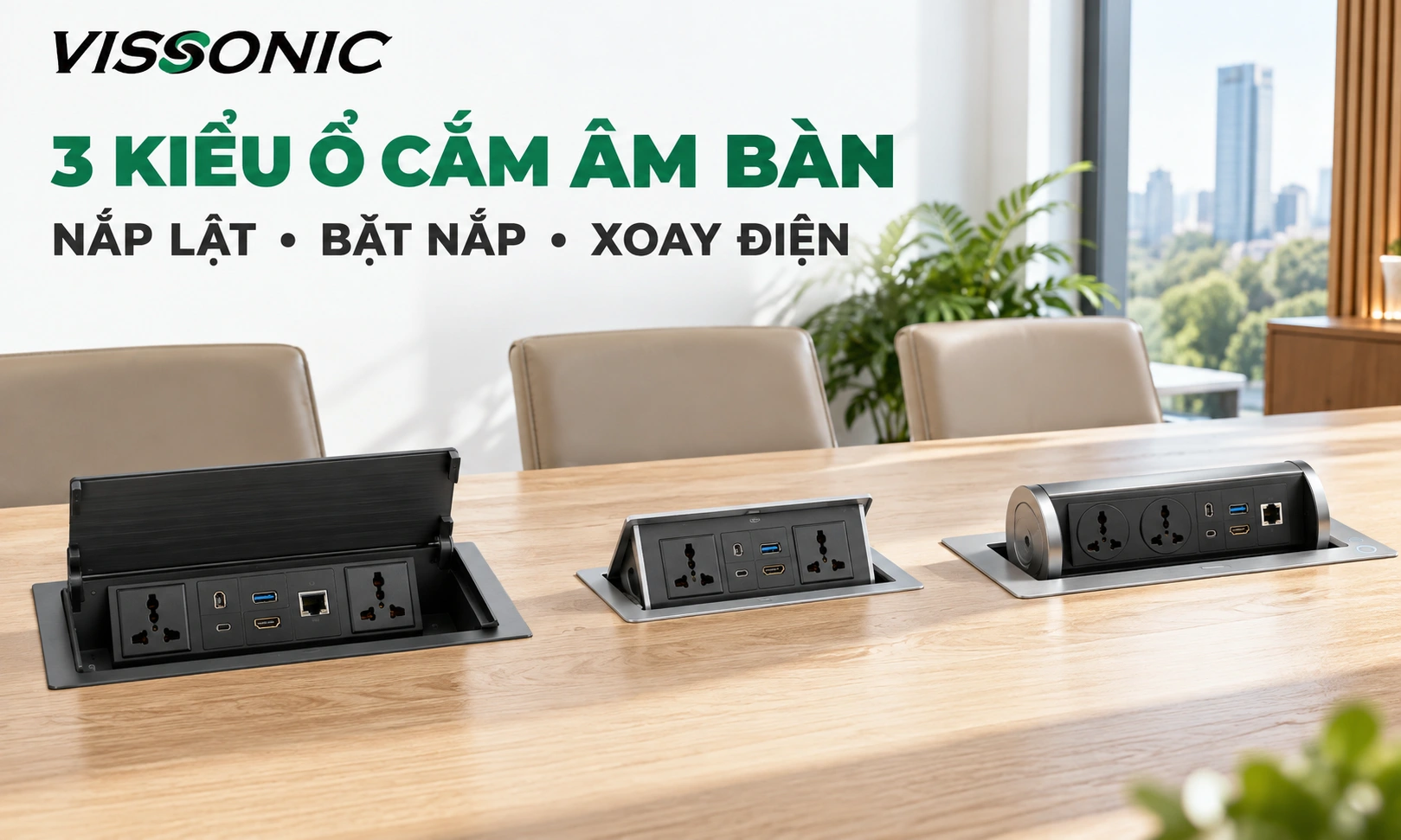 Ổ cắm âm bàn họp là gì 
