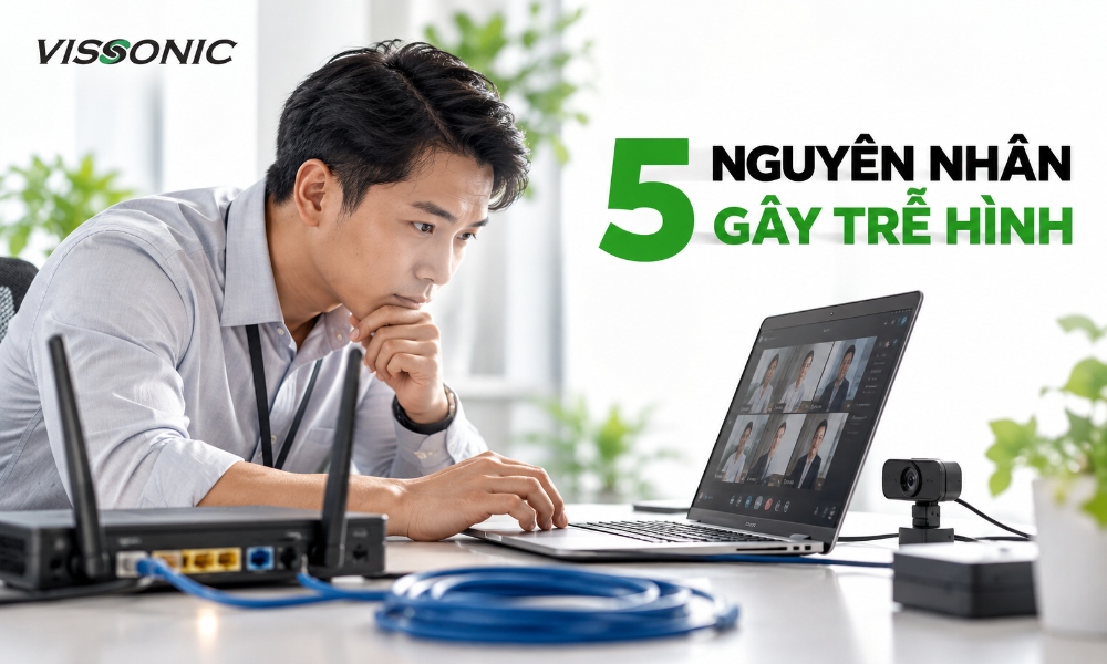 trễ hình khi họp online