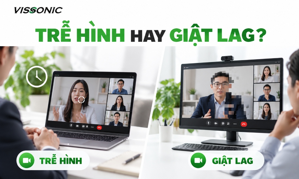 trễ hình khi họp online