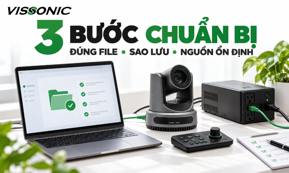 update firmware hội thảo