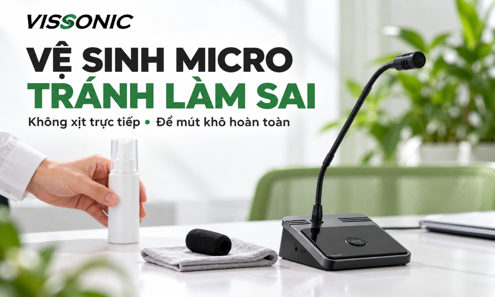 vệ sinh micro cổ ngỗng